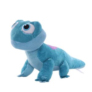 Descubra o Peluche Bruni, o espírito do fogo de Frozen II! Perfeito para crianças a partir dos 3 anos, é o companheiro ideal para aventuras mágicas!