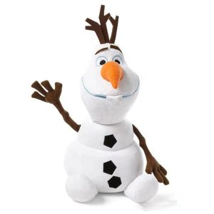 Descubra o Peluche Olaf Frozen, disponível em tamanhos de 30 cm e 50 cm. Feito com materiais de alta qualidade, é perfeito para crianças a partir dos 3 anos. Traga a diversão e a magia de Olaf para casa!