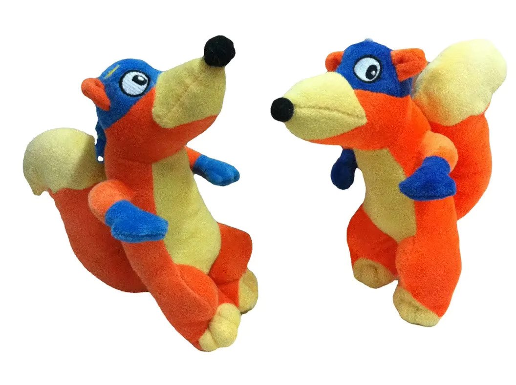 Peluche Raposa Swiper 25cm-1 O Peluche Raposa Swiper 25cm é o personagem travesso da série Dora, a Exploradora, em formato peluche. Perfeito para crianças a partir dos 3 anos, com material macio e seguro. Adquira já na Plushie!