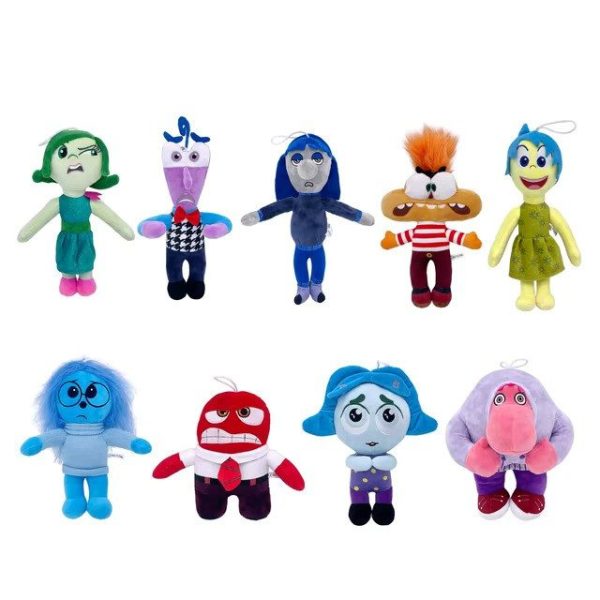 Explore a nossa coleção de peluches Inside Out! Encontre personagens como Alegria, Tristeza, Raiva, Medo e Repulsa. Ideais para crianças e colecionadores, estes peluches combinam diversão, emoções e a magia da Disney!