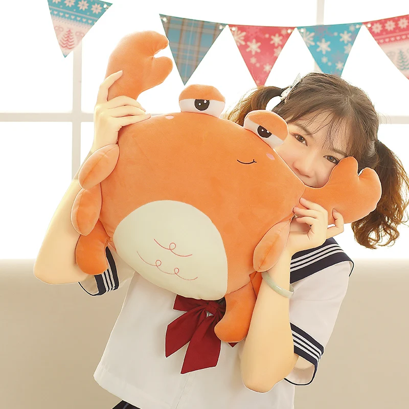 Peluche Carangueijo 32cm - Macio, Divertido e Perfeito para Crianças Explore o encanto do oceano com o Peluche Carangueijo 32cm! Feito com materiais macios e seguros, este peluche infantil é ideal para crianças a partir dos 3 anos. Compre já!