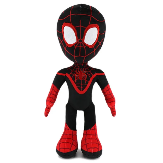 Descubra o Peluche Spin - Miles Morales 30cm, inspirado no herói de Spidey e a Sua Superequipa. Macio, seguro e ideal para crianças +3 anos. Compre já na Plushie!