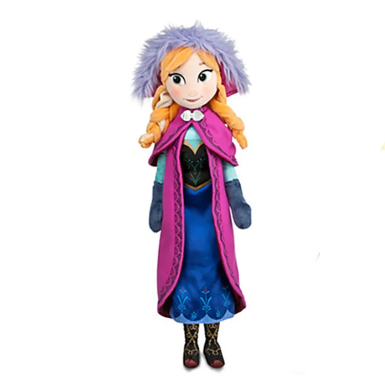 Peluche Anna Frozen - Peluches Frozen para Crianças Descubra o Peluche Anna Frozen, disponível em tamanhos de 40 cm e 50 cm. Feito com materiais de qualidade, perfeito para crianças a partir dos 3 anos. Traga a magia de Frozen para casa com este peluche encantador!