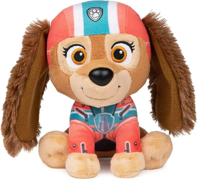 Descubra o Peluche Liberty 15cm, inspirado na corajosa personagem da Patrulha Pata. Macio, compacto e seguro, é perfeito para crianças a partir de 3 anos. Aventure-se com a Liberty!