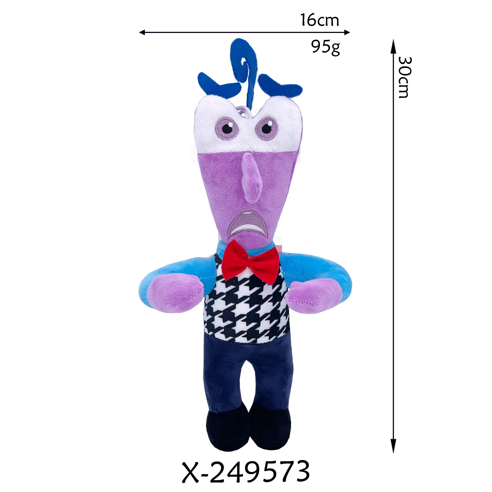 Peluche Medo Inside Out 30cm Descubra o peluche Medo de Inside Out! Com 30 cm, este peluche autêntico da Disney é perfeito para fãs de todas as idades. Feito em algodão suave, é ideal para abraçar e colecionar.