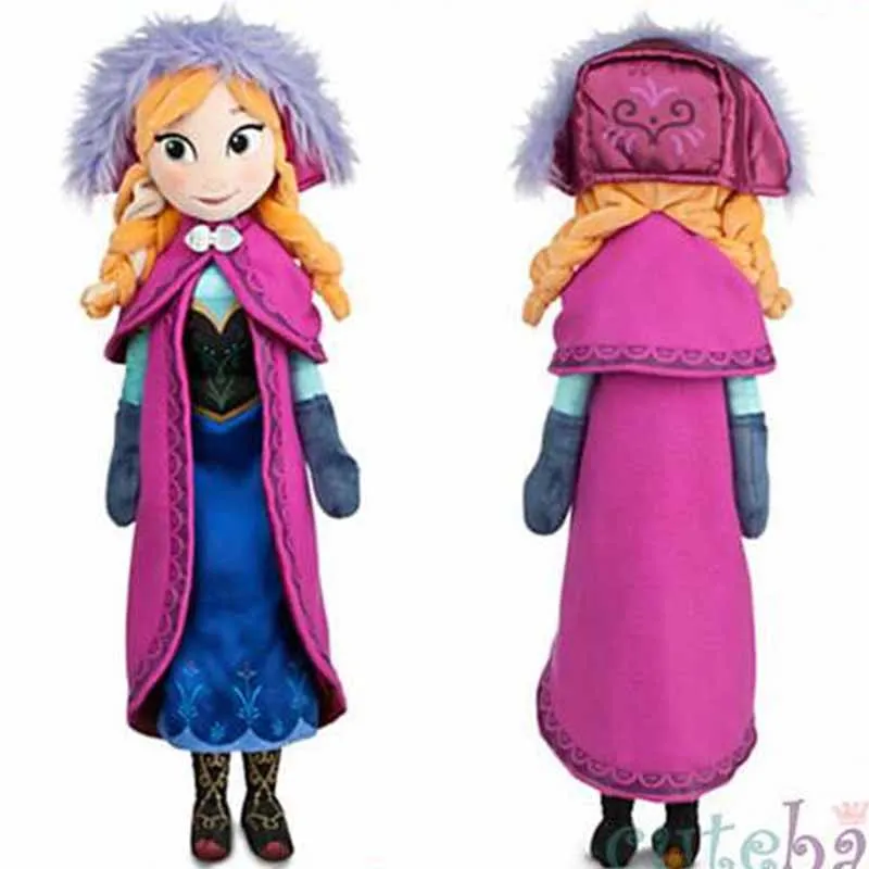 Peluche Anna Frozen - Peluches Frozen para Crianças Descubra o Peluche Anna Frozen, disponível em tamanhos de 40 cm e 50 cm. Feito com materiais de qualidade, perfeito para crianças a partir dos 3 anos. Traga a magia de Frozen para casa com este peluche encantador!