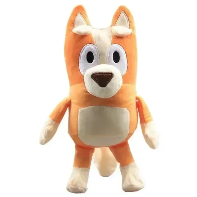 Conheça o peluche Bingo de 28cm, inspirado na série Disney Junior! Perfeito para crianças acima de 3 anos, feito em algodão macio e com enchimento seguro. O companheiro ideal para brincadeiras e abraços.