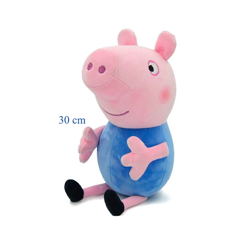 Peluche Porquinho Jorge 30cm – Peluche Infantil da Série Peppa Pig Descubra o Peluche Porquinho Jorge 30cm, ideal para crianças a partir de 3 anos! Macio, seguro e fiel ao personagem de Peppa Pig, é perfeito para abraços e brincadeiras.