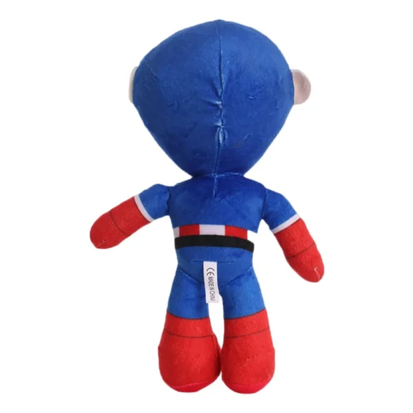 Com o Peluche Capitão América Avengers de 30cm, as crianças podem viver aventuras emocionantes com o icónico herói da Marvel. Ideal para fãs de super-heróis, seguro e macio, perfeito para crianças a partir dos 3 anos.