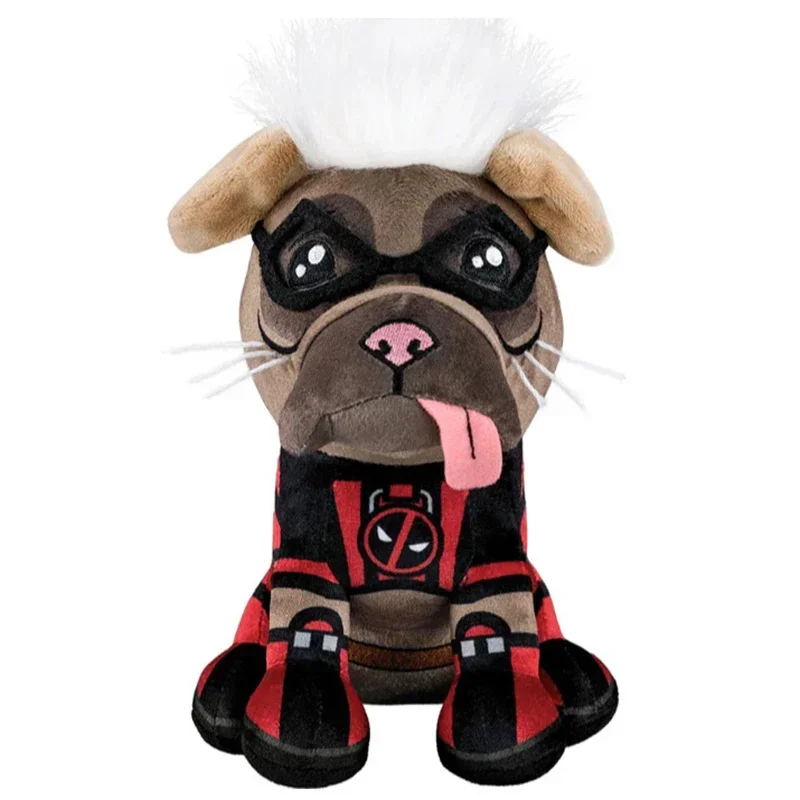 Conheça o Peluche Marvel Dogpool 25cm, inspirado no hilariante parceiro canino de Deadpool. Macio, seguro e perfeito para crianças a partir de 3 anos. Um presente ideal para fãs de super-heróis e filmes de fantasia!
