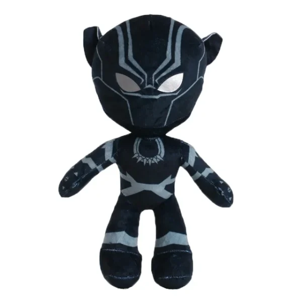 Leve para casa o Peluche Pantera Negra Avengers 30cm! Macio, seguro e fiel ao icónico herói de Wakanda, é perfeito para crianças a partir dos 3 anos. Ideal para fãs dos Avengers e de filmes de super-heróis!