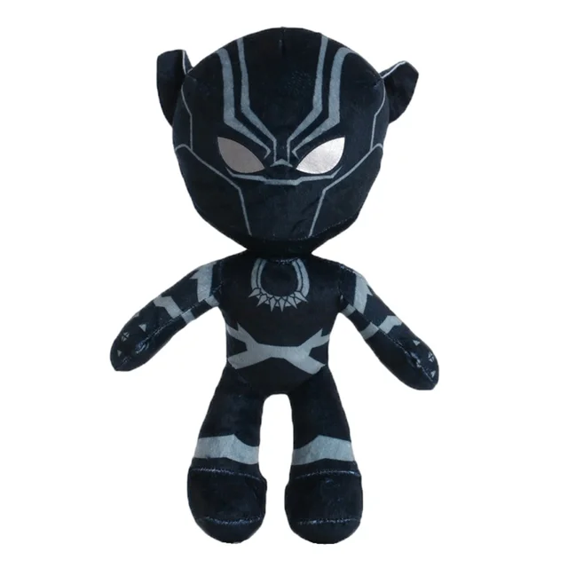 Leve para casa o Peluche Pantera Negra Avengers 30cm! Macio, seguro e fiel ao icónico herói de Wakanda, é perfeito para crianças a partir dos 3 anos. Ideal para fãs dos Avengers e de filmes de super-heróis!