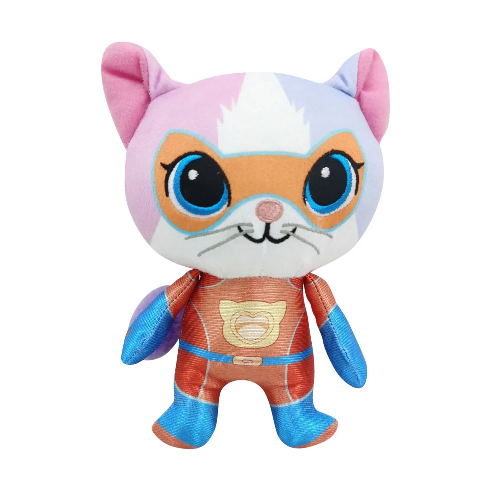 Peluche SuperKitties Buddy 18cm - Peluche Infantil Disney Junior Compre o Peluche SuperKitties Buddy 18cm, inspirado na série Disney Junior! Macio, seguro e perfeito para crianças +3 anos. Leve para casa este pequeno herói!