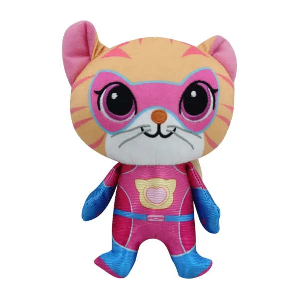 Compre o Peluche SuperKitties Ginny 18cm, inspirado na série Disney Junior! Um peluche pequeno, macio e seguro, perfeito para crianças +3 anos. Leve a Ginny para casa e inspire aventuras!