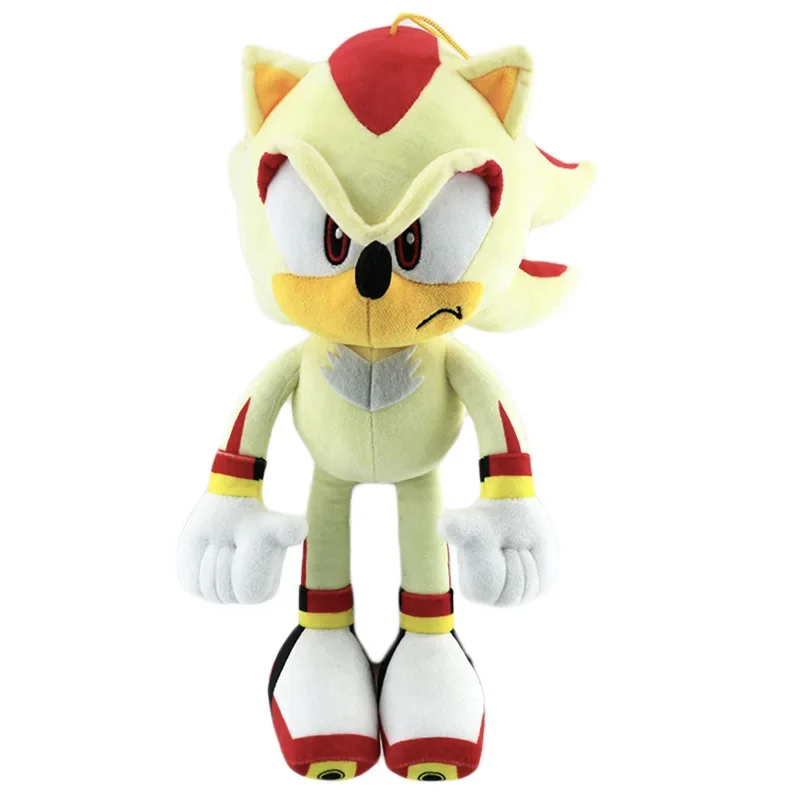 Descubra o Peluche Super Shadow Sonic 33cm, perfeito para fãs de Sonic e aventuras. Seguro, macio e cheio de detalhes, é ideal para crianças +3 anos e colecionadores.