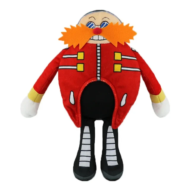Descubra o Peluche Doutor Eggman Sonic 28cm, perfeito para fãs e colecionadores do vilão icónico. Feito com materiais de qualidade, ideal para crianças +3 anos. Aventure-se com Eggman!