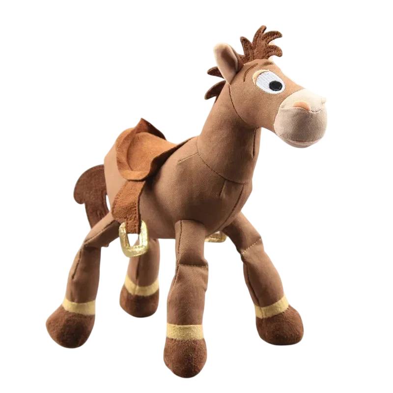 Descubra o Peluche Bala no Alvo Toy Story 28cm, o fiel companheiro do Xerife Woody! Perfeito para crianças a partir dos 3 anos, feito com materiais macios e seguros.