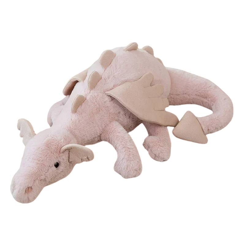 Encante-se com o Peluche Dragão Rosa! Disponível em tamanhos de 30 cm a 90 cm, feito com materiais macios e seguros. Perfeito para crianças a partir dos 3 anos. Adicione magia ao seu dia!