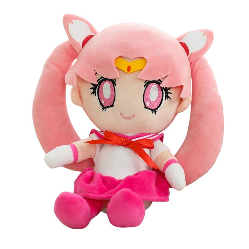 Descobre o Peluche Navegantes da Lua - Chibiusa, com design encantador e disponível em 2 tamanhos. Perfeito para fãs da série e seguro para crianças a partir dos 3 anos!
