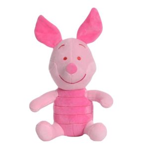 Adquira o Peluche Piglet de 22cm, inspirado no icónico Winnie the Pooh. Perfeito para crianças com mais de 3 anos, é macio, seguro (Certificado CE) e ideal para fãs de peluches Disney!