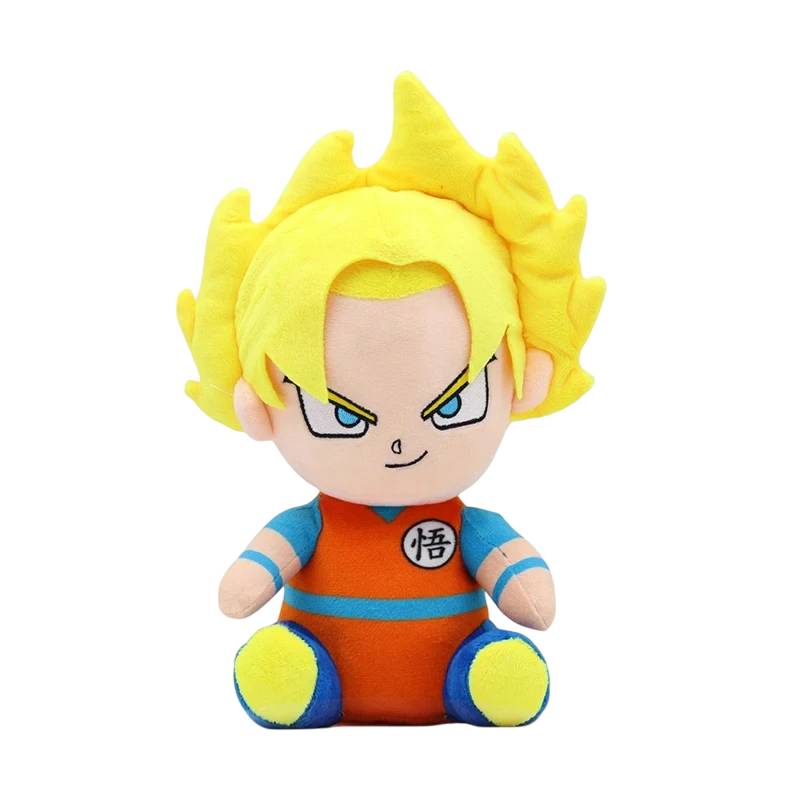 Descubra o peluche Son Goku Super Saiyajin de 20cm! Perfeito para crianças e fãs de Dragon Ball, este peluche combina qualidade e detalhes incríveis. Adquira já o seu!