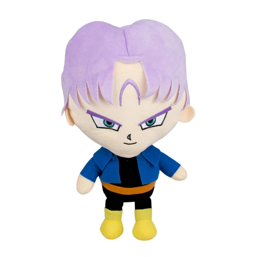 Descubra o Peluche Trunks Dragon Ball 20cm, inspirado no icónico guerreiro do futuro! Suave, seguro e perfeito para fãs de anime. Ideal para crianças e colecionadores. Compre agora na Loja Plushie!