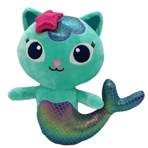 Descubra o peluche Sereigata da Casa de Bonecas da Gabby! Macio, seguro e com 20 cm de altura, é perfeito para crianças a partir dos 3 anos. Leve esta magia felina para casa!