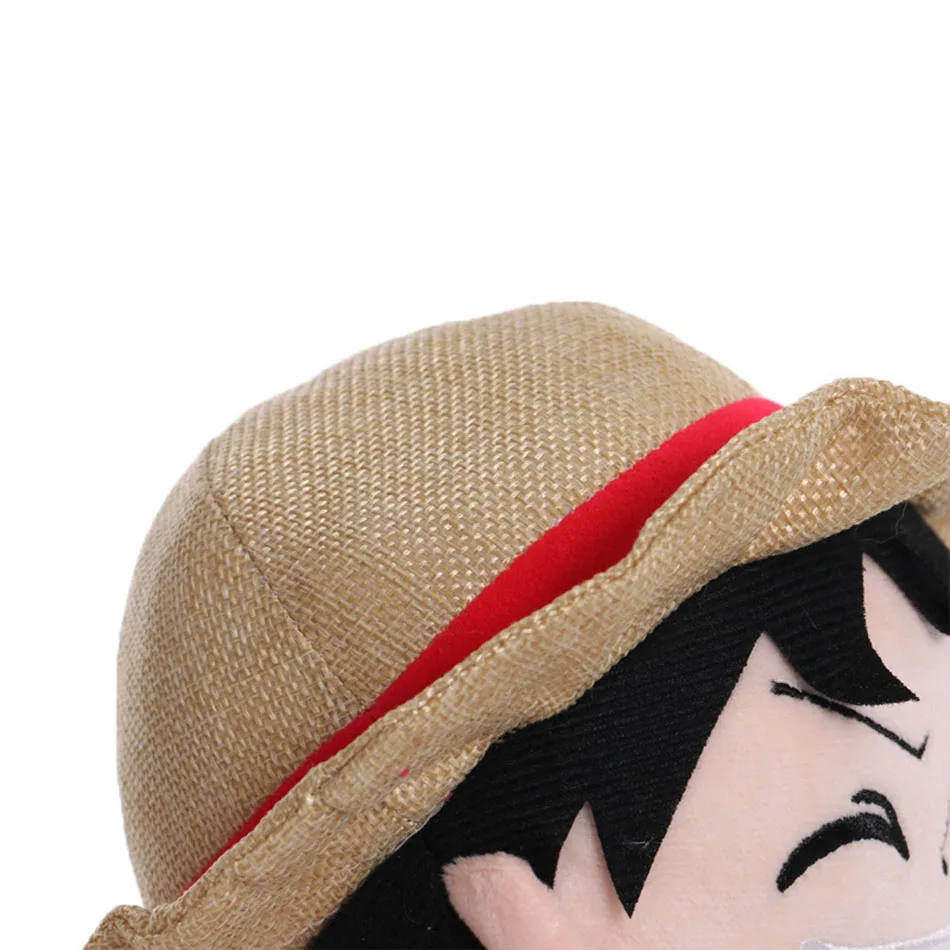 Peluche Luffy One Piece 20cm - Peluches de Anime na Plushie Descubra o Peluche Luffy One Piece 20cm, inspirado no icónico Monkey D. Luffy. Fabricado com materiais de qualidade, é perfeito para fãs de anime e crianças. Encontre já na Plushie!