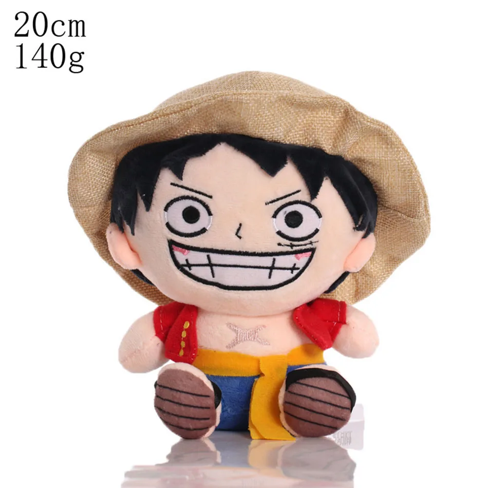 Peluche Luffy One Piece 20cm - Peluches de Anime na Plushie Descubra o Peluche Luffy One Piece 20cm, inspirado no icónico Monkey D. Luffy. Fabricado com materiais de qualidade, é perfeito para fãs de anime e crianças. Encontre já na Plushie!