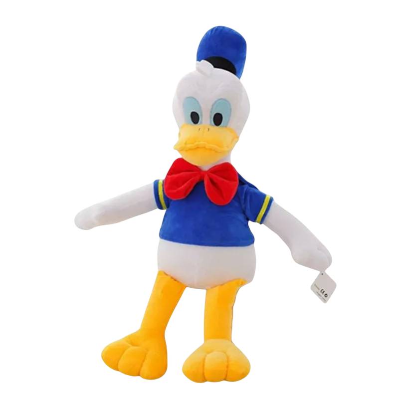 Descobre o adorável Peluche Pato Donald da Disney! Macio, seguro e perfeito para abraços, este peluche infantil é ideal para fãs de Mickey Mouse Funhouse. Disponível em 30 cm e 40 cm. Compra já!