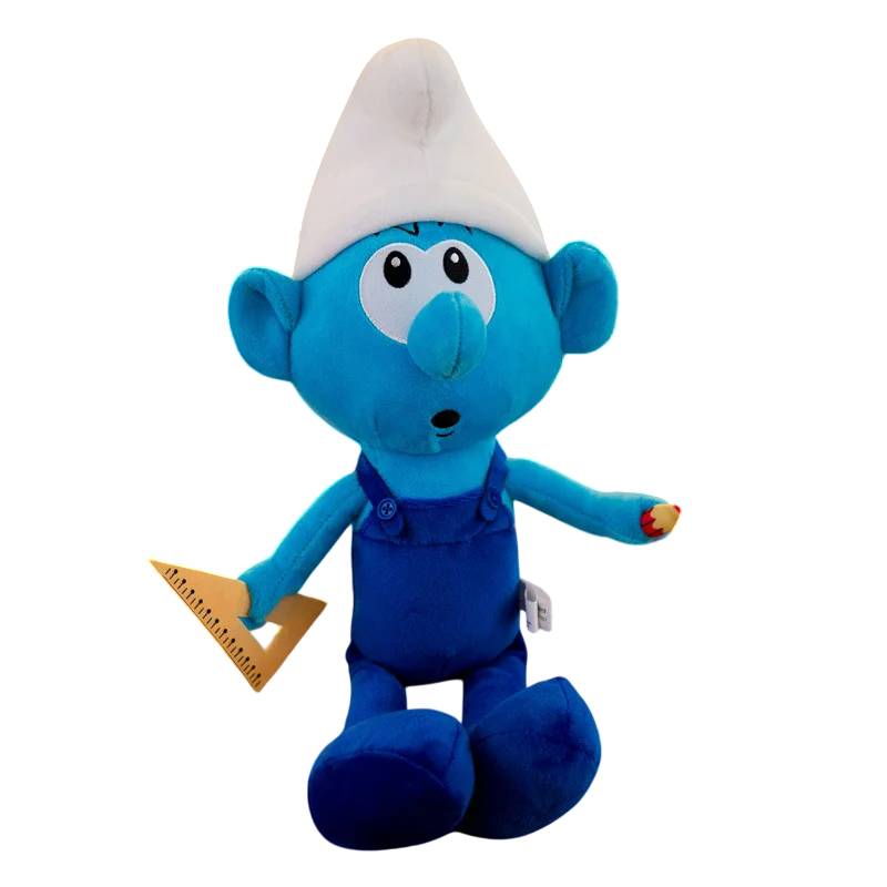 Traz criatividade e diversão com o Peluche Smurf Engenheiro de 40cm! Macio, seguro e perfeito para fãs dos Smurfs. Compra já este peluche encantador!