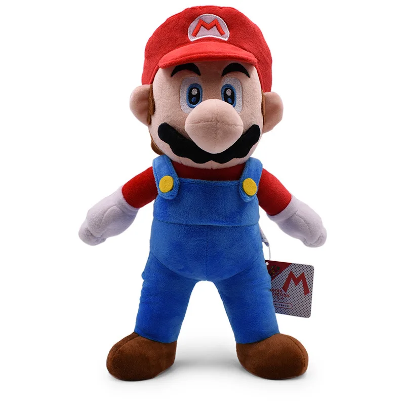 Leva para casa o Peluche Mario de 37cm, inspirado no universo Super Mario! Feito com materiais macios e seguros, é ideal para fãs, colecionadores e crianças a partir dos 3 anos. Compra já na Plushie!