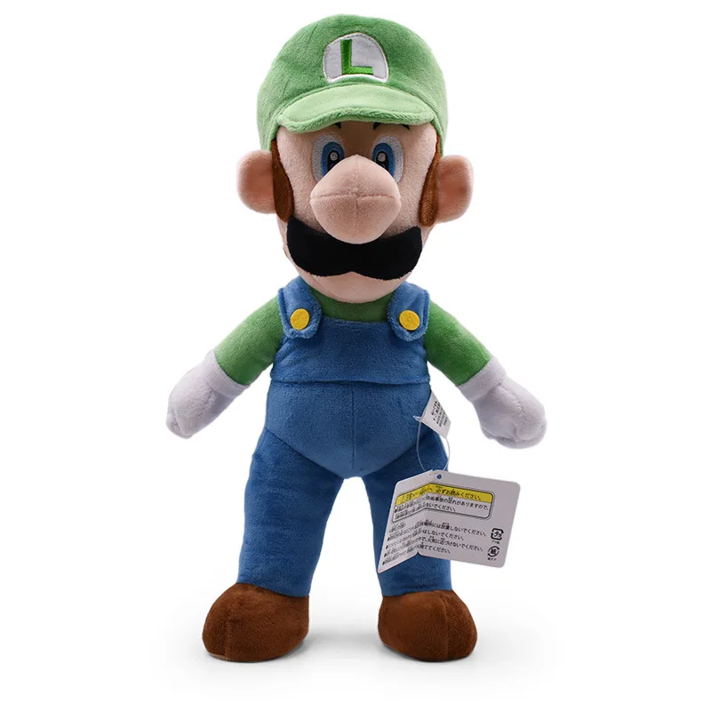 Peluche Luigi 41cm – O Companheiro Perfeito para Fãs de Super Mario Leva para casa o Peluche Luigi de 41cm, inspirado no universo Super Mario! Feito com materiais macios e seguros, é ideal para fãs, colecionadores e crianças a partir dos 3 anos. Compra já na Plushie!