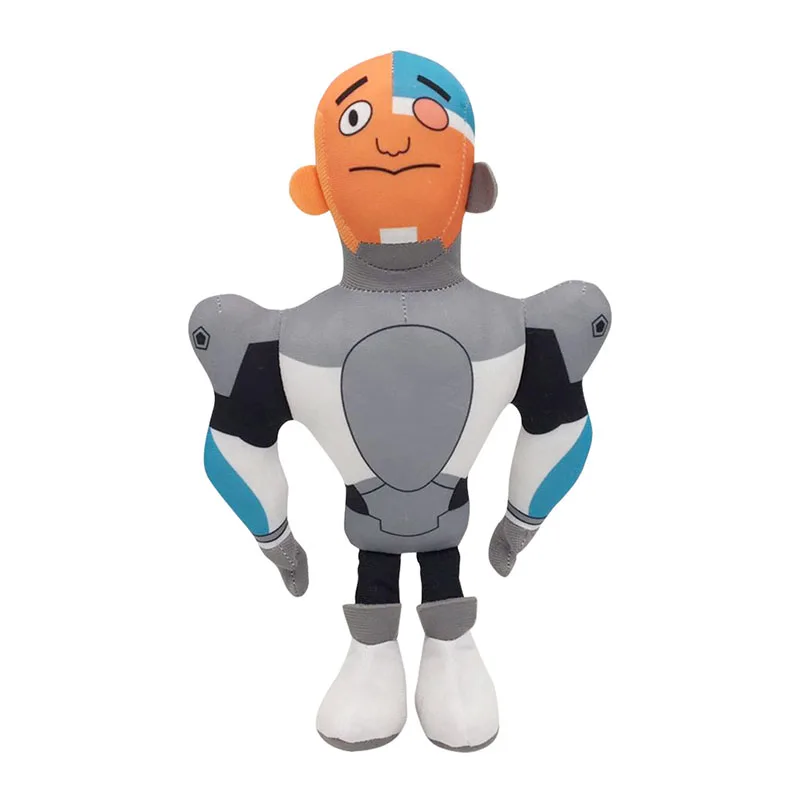 Leva para casa o peluche Cyborg de Teen Titans Go! com 25 cm de altura. Macio, seguro e certificado CE, é perfeito para fãs e colecionadores. Compra já!
