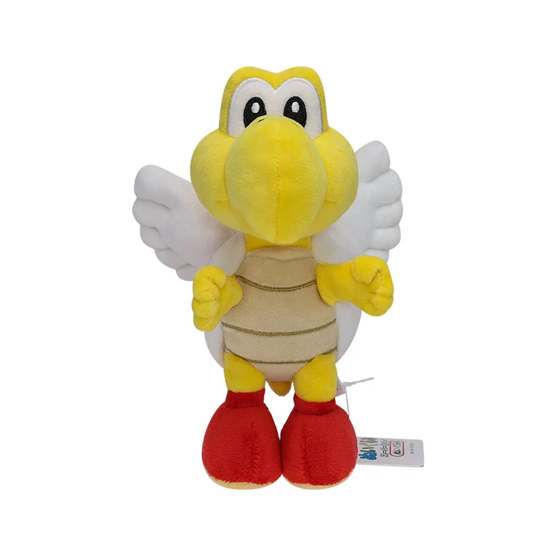 Peluche Koopa Paratroopa 20cm – O Clássico Inimigo de Super Mario Leva para casa o Peluche Koopa Paratroopa de 20cm! Macio, detalhado e certificado com selo CE, é perfeito para fãs de Super Mario e colecionadores. Compra já na Plushie!