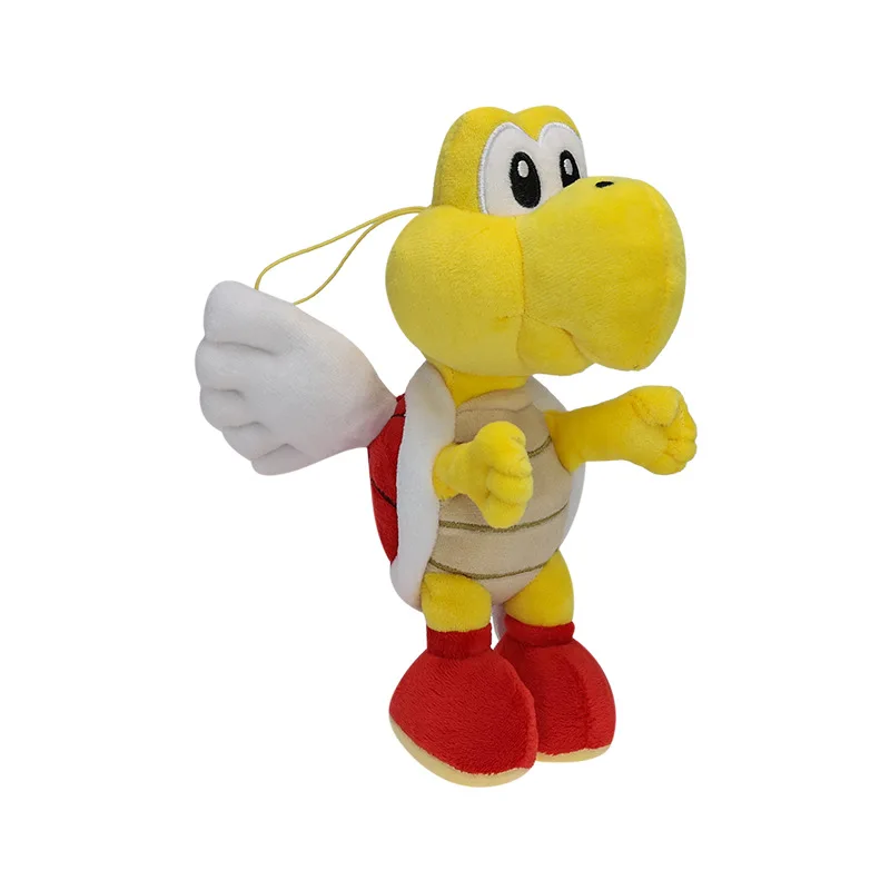 Peluche Koopa Paratroopa 20cm – O Clássico Inimigo de Super Mario Leva para casa o Peluche Koopa Paratroopa de 20cm! Macio, detalhado e certificado com selo CE, é perfeito para fãs de Super Mario e colecionadores. Compra já na Plushie!
