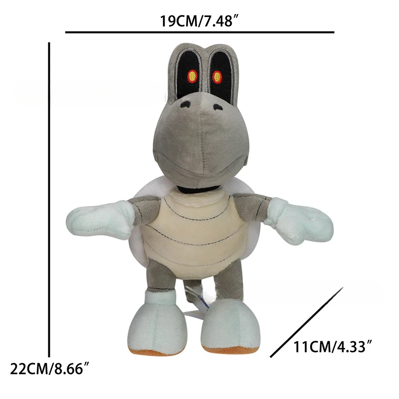 Peluche Dry Bones 22cm – O Clássico Inimigo de Super Mario Traz para casa o Peluche Dry Bones de 22cm, inspirado no universo Super Mario! Macio, detalhado e certificado com selo CE, é perfeito para fãs e colecionadores. Compra já na Plushie!