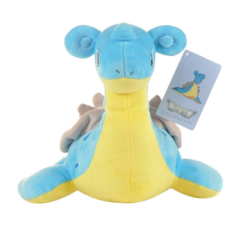 Descobre o Peluche Pokémon Lapras de 25cm! Suave, fofo e cheio de detalhes autênticos, perfeito para fãs e colecionadores. Encomenda já o teu!
