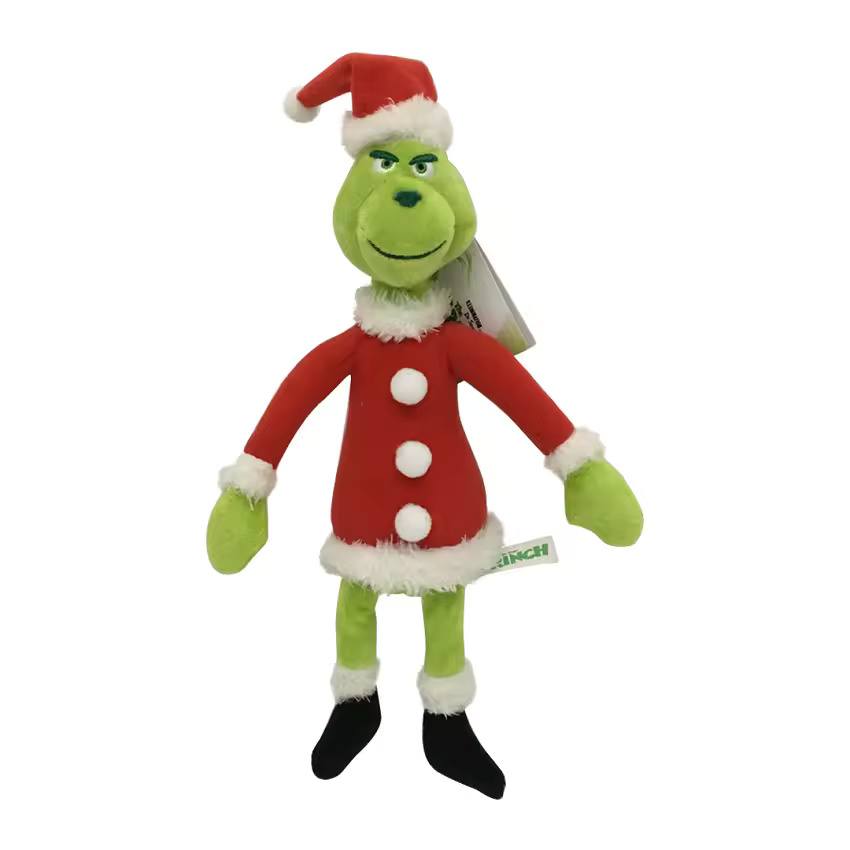 Descubra o Peluche Grinch 32cm, inspirado no clássico filme de Natal! Três variações disponíveis para alegrar crianças e fãs. Macio, certificado e perfeito para oferecer.