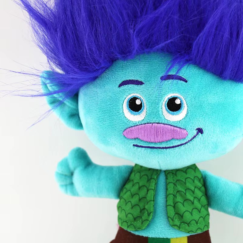 Peluche Trolls Branch 30cm - 1 Conhece o Peluche Trolls Branch 30cm, inspirado nos filmes de aventura e fantasia. Macio, durável e ideal para crianças a partir dos 3 anos. Perfeito para fãs do Branch!