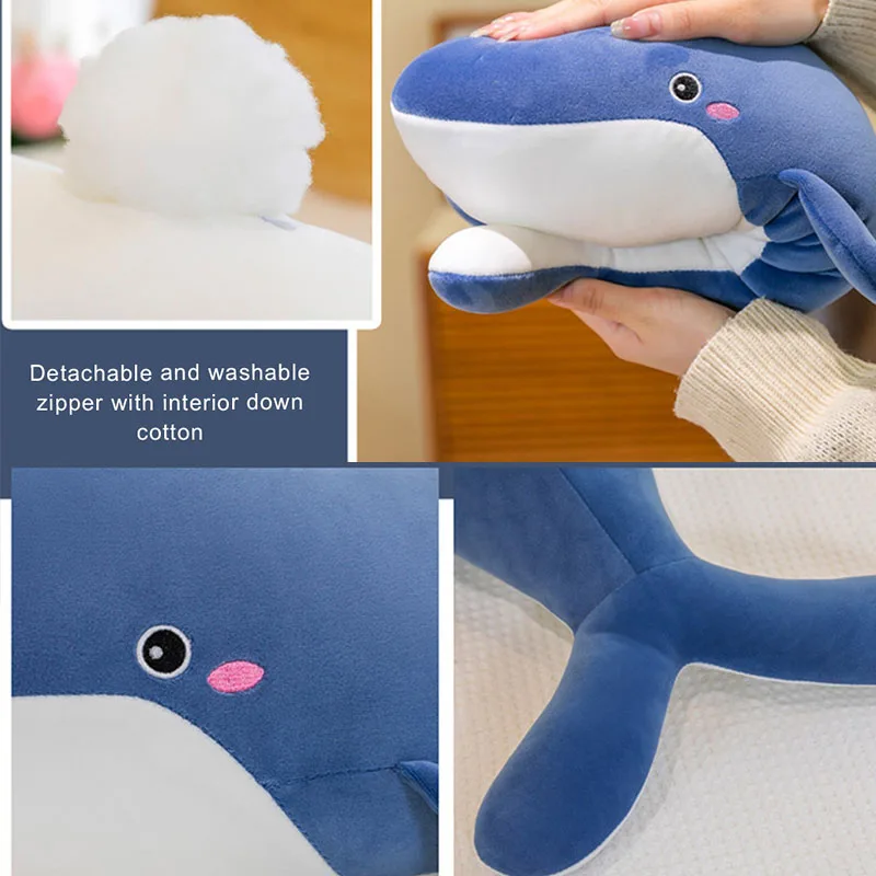 Peluche Baleia 50cm - Peluches Infantis de Animais Marinhos Descobre o Peluche Baleia 50cm, um amigo macio e encantador inspirado no mundo marinho. Seguro, certificado e perfeito para crianças e amantes do oceano. Encontra o teu na Plushie!
