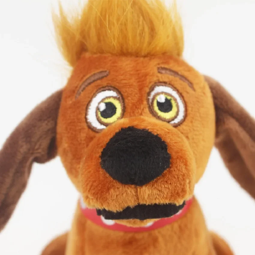 Peluche Max 20cm - O Fiel Cão do Grinch - Peluches Filmes de Fantasia Descubra o Peluche Max - Grinch 20cm, o adorável cão do clássico de Natal. Suave, seguro e perfeito para crianças e fãs de filmes de fantasia. Compre já!