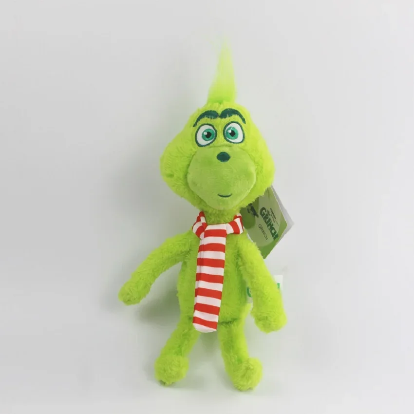 Peluche Grinch 32cm – Peluches Infantis de Filmes de Aventura Descubra o Peluche Grinch 32cm, inspirado no clássico filme de Natal! Três variações disponíveis para alegrar crianças e fãs. Macio, certificado e perfeito para oferecer.