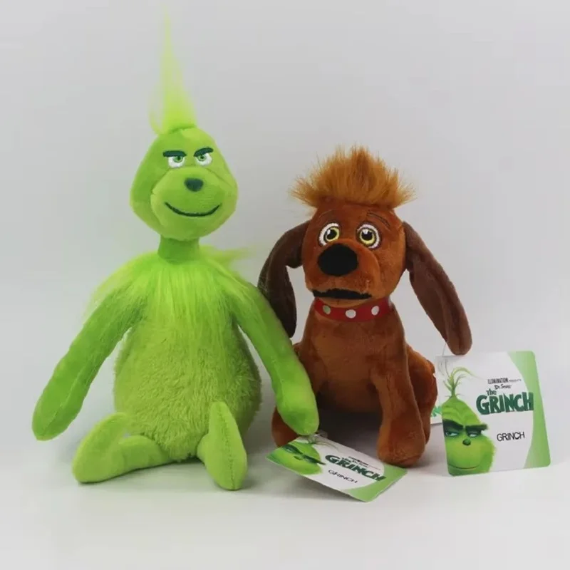 Peluche Max 20cm - O Fiel Cão do Grinch - Peluches Filmes de Fantasia Descubra o Peluche Max - Grinch 20cm, o adorável cão do clássico de Natal. Suave, seguro e perfeito para crianças e fãs de filmes de fantasia. Compre já!