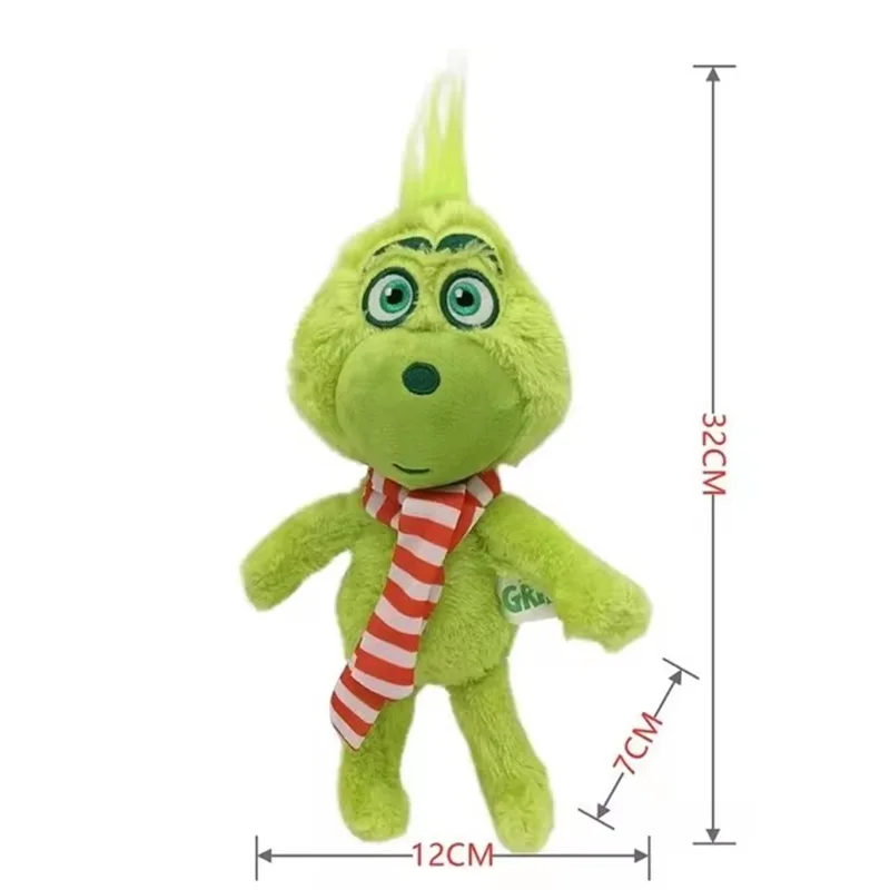Peluche Grinch 32cm – Peluches Infantis de Filmes de Aventura Descubra o Peluche Grinch 32cm, inspirado no clássico filme de Natal! Três variações disponíveis para alegrar crianças e fãs. Macio, certificado e perfeito para oferecer.