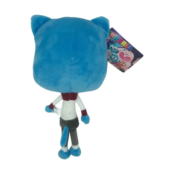 Descobre o peluche Gumball Watterson de 25cm, inspirado na série infantil "O Incrível Mundo de Gumball". Suave, divertido e perfeito para crianças a partir dos 3 anos.