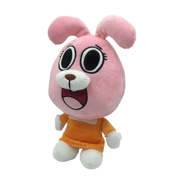 Leva para casa a coelhinha mais esperta de Elmore! O peluche Anais Watterson de 25cm é perfeito para fãs de Gumball e crianças a partir dos 3 anos. Suave, seguro e cheio de charme.