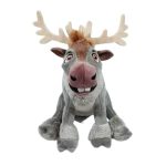 Descubra o Peluche Sven Frozen com 18 cm de pura ternura! Ideal para crianças a partir dos 3 anos, é perfeito para brincar, decorar e reviver a magia dos filmes Frozen. Qualidade e encanto Disney num formato pequeno!