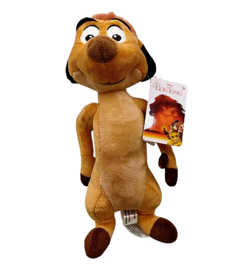 Descobre o Peluche Timon 22cm, inspirado no clássico O Rei Leão. Um peluche infantil divertido, macio e ideal para fãs dos filmes Disney.