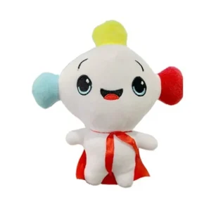 Leve para casa o Peluche Rei Arco-Íris 20cm, o líder gentil da série Vera e o Reino do Arco-Íris. Ideal para crianças a partir dos 3 anos. Macio, colorido e perfeito para fãs do Canal Panda.